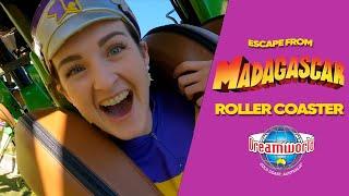 Escape From Madagascar Rollercoaster Dreamworld (Full Ride 2021)