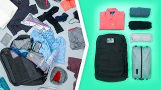 How to Pack Clothing for One Bag Travel | Minimalist Packing Tips & Hacks