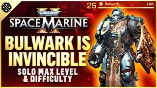 Space Marine 2 - Bulwark Class Is INVINCIBLE! | Solo Max Bulwark | Max Difficulty Gameplay