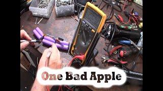 Dell Laptop Battery Repair, Recovery, troubleshooting, bad 18650 Li-ion cell replacement.