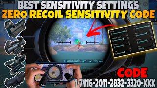 NEW UPDATE 3.4  BEST SENSITIVITY CODE + CONTROL SETTINGS PUBG MOBILE/BGMI