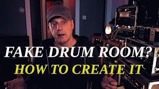 Faux drum room creating room mics