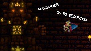 Terraria hardmode in 53 seconds