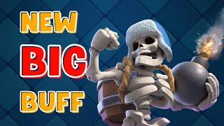 Clash Royale MADE A GIANT BOMB MISTAKE BY BUFFING this NO SKILL DECK!