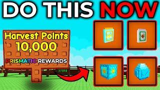 NEW FASTEST WAY to FARM HARVEST POINTS in Grow a Garden! (BUFFED)