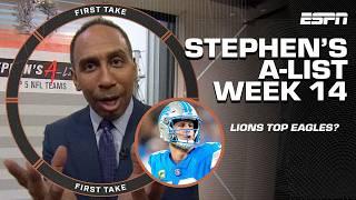 STEPHEN'S A-LIST  Buffalo Bills FALL OUT OF THE TOP FIVE?  | First Take