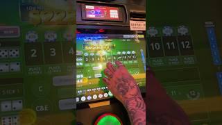 Let me show you how to double $500 on bubble craps #casino #gamble #craps #gambling #lasvegas