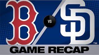 Holt lifts Red Sox to 5-4 win over Padres | Red Sox-Padres Game Highlights 8/24/19