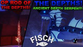 Completing 100% Of The DEPTHS To Unlock Rod Of The Depths in Roblox Fisch... Here's What Happened!