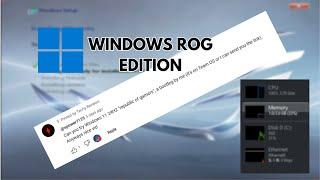 Windows 11 ROG edition by @xpower7125