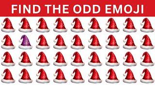 Find The Odd Emoji | Odd One Out Emoji | Old Quiz Book | #emoji