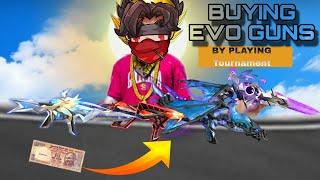 Solo tournament for purchasing evo gun  very interesting video #freefire