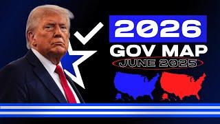The 2026 Governor Elections as of June 16th, 2025