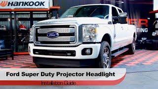 Spyder Auto Installation: 2011-13 Ford Super Duty [F-250,350,450,550] Halo Projector Headlights
