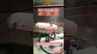 Alfa Romeo 8C Slot Car in the spray booth! Custom Scalextric Slot Cars