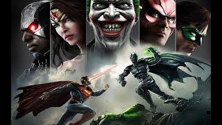 Катсцены "Injustice Gods Among Us" + концовки всех героев / Все ролики / Игрофильм