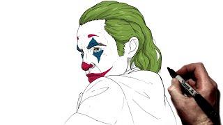 How to Draw Joker (Joaquin Phoenix) | Step By Step | Joker