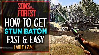 Sons Of the Forest HOW TO GET STUN BATON EARLY GAME