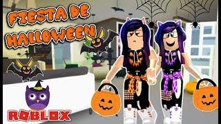 DECORANDO MI CASA DE HALLOWEEN EN BLOXBURG | CON MI GEMELA MALVADA