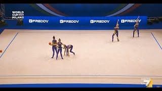 Group Team Ukraine 3 Ribbons/2 Balls Final 31,850  - World Cup Milan 2024