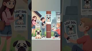 Pug sad to happy ending story for viral on online #pug #happypaws #cute #dog #ai #dogshorts #dogs