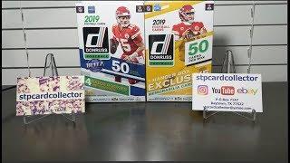 2019 Donruss Football Walmart Hanger Box Comparison - Rookies, Parallels, Memorabilia Card!