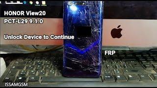 Bypass Google Account HONOR View20 PCT-L29 | PCT-L29 Android 9.1.0 Unlock Device to Continue[