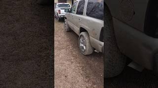 Should I film a mudding video?? #automobile #gmc #mudding #shorts #yukon