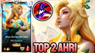 WILD RIFT AHRI - TOP 2 AHRI GAMEPLAY - CHALLENGER RANKED