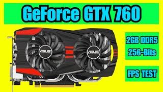 Asus Nvidia GeForce GTX 760 2GB GDDR5 256-Bits Gaming Graphics Card FPS Benchmark Test #fps #nvidia