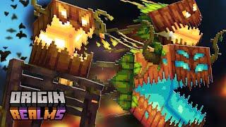 Fight PUMPKIN SPIRITS on the best Vanilla Minecraft Server!!! | Origin Realms Halloween Update 