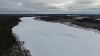 ПОХОД НА ЧЁРНОЕ ОЗЕРО / ПЕРВЫЙ СНЕГ В ЛЕСУ / ПЛАВУЧИЙ БЕРЕГ БОЛОТА