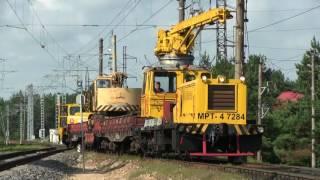 Дрезины МПТ-4 и ВГ-90 на ст. Пяэскюла / MPT-4 and WG-90 draisines at Pääsküla station