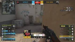 ELIGE INSANE 1V3 CLUTCH AGAINST ASTRALIS | LIQUID VS ASTRALIS (DUST2)