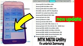 MTK Meta Utility | MTK Auth Bypass Tool | NEW Update Fix Unbrick Samsung 532/a03/a032