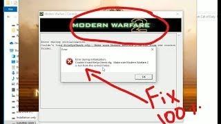 How to resolve Filesyscheck.cfg error in mw cod 3