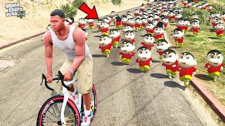 Franklin Found 1000 Shinchan in GTA 5 !