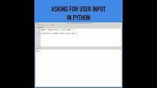 How to Ask the User for Input in Python