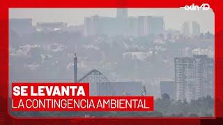 ¡Última Hora! Se suspende la contingencia ambiental en el Valle de México