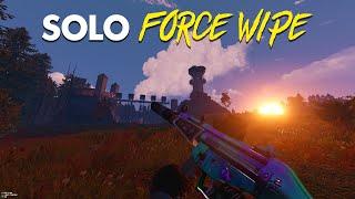 A 13,000 Hour Solo Vs Force Wipe | Living in a Fortress - Vanilla Rust