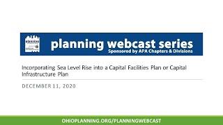 Incorporating Sea Level Rise into a Capital Facilities Plan or Capital Infrastructure Plan