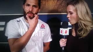 Masvidal Punches Leon Edwards Backstage