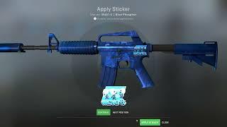 M4A1-S | Blue Phosphor + 4 Move It (Foil) - Craft