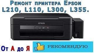 Ремонт принтера Epson L210, L110, L300, L355. От А до Я