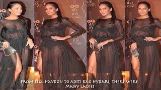 Lisa Haydon In Sheer Attire At GQ Awards | By Hottest & Funniest Videos 