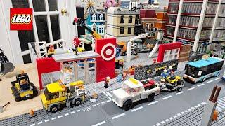 Huge Lego Target MOC Part 1 | Construction