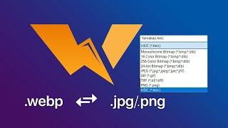 How to convert WEBP to JPEG or PNG