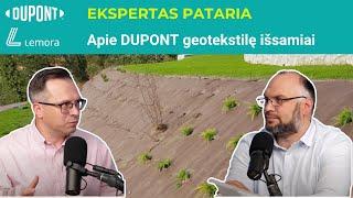 Išsamiai apie Dupont geotekstilę