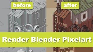 Making advanced Pixelart in Blender [Tutorial]