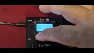 SW3B QRP CW portable transceiver-Short presentation .